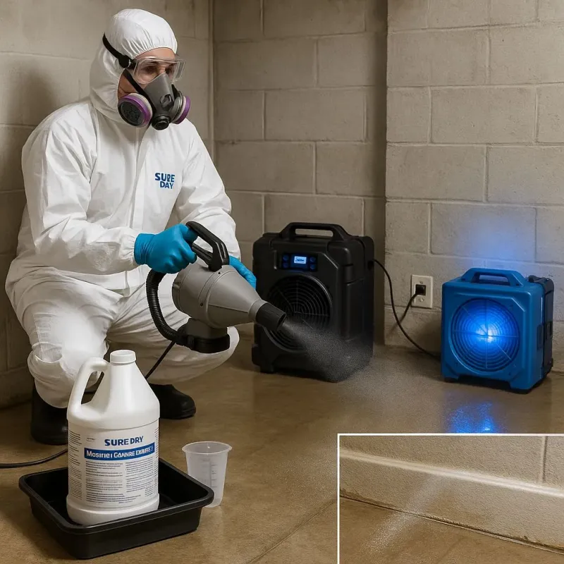 Sanitization and Odor Removal process in Big Bass Lake, PA